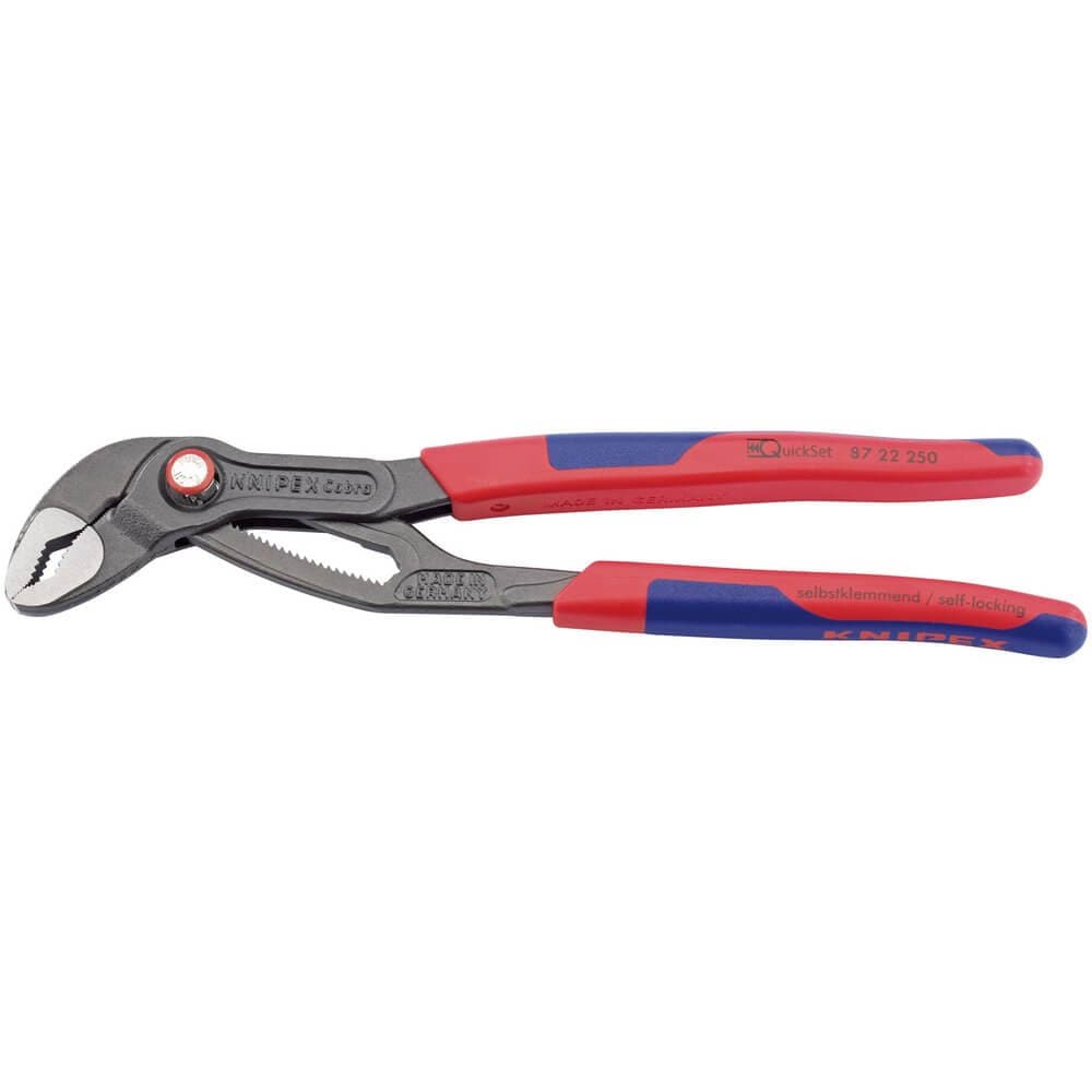 Knipex 53953 Cobra® 87 22 250 Quickset Waterpump Pliers 250Mm each