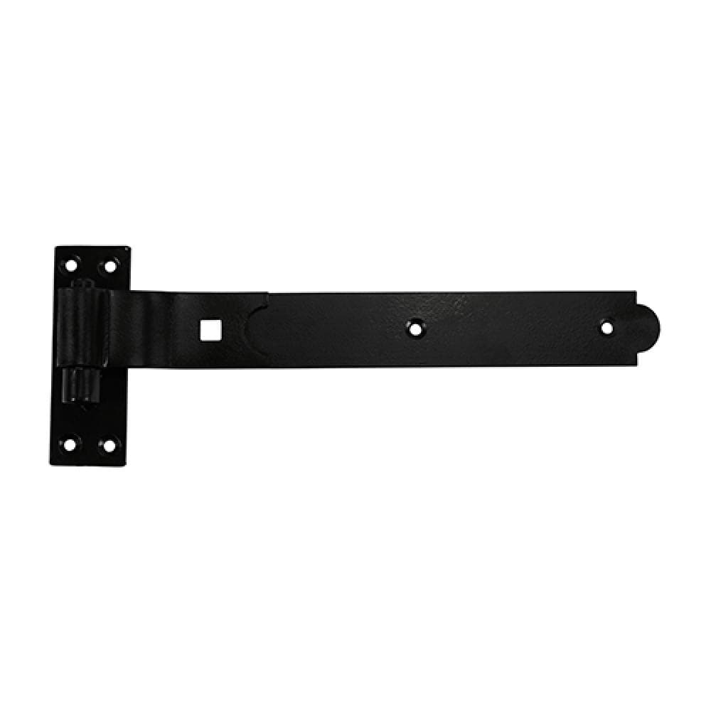 Timco HBC350B Pair Of Cranked Band & Hook On Plates - Black 350Mm
