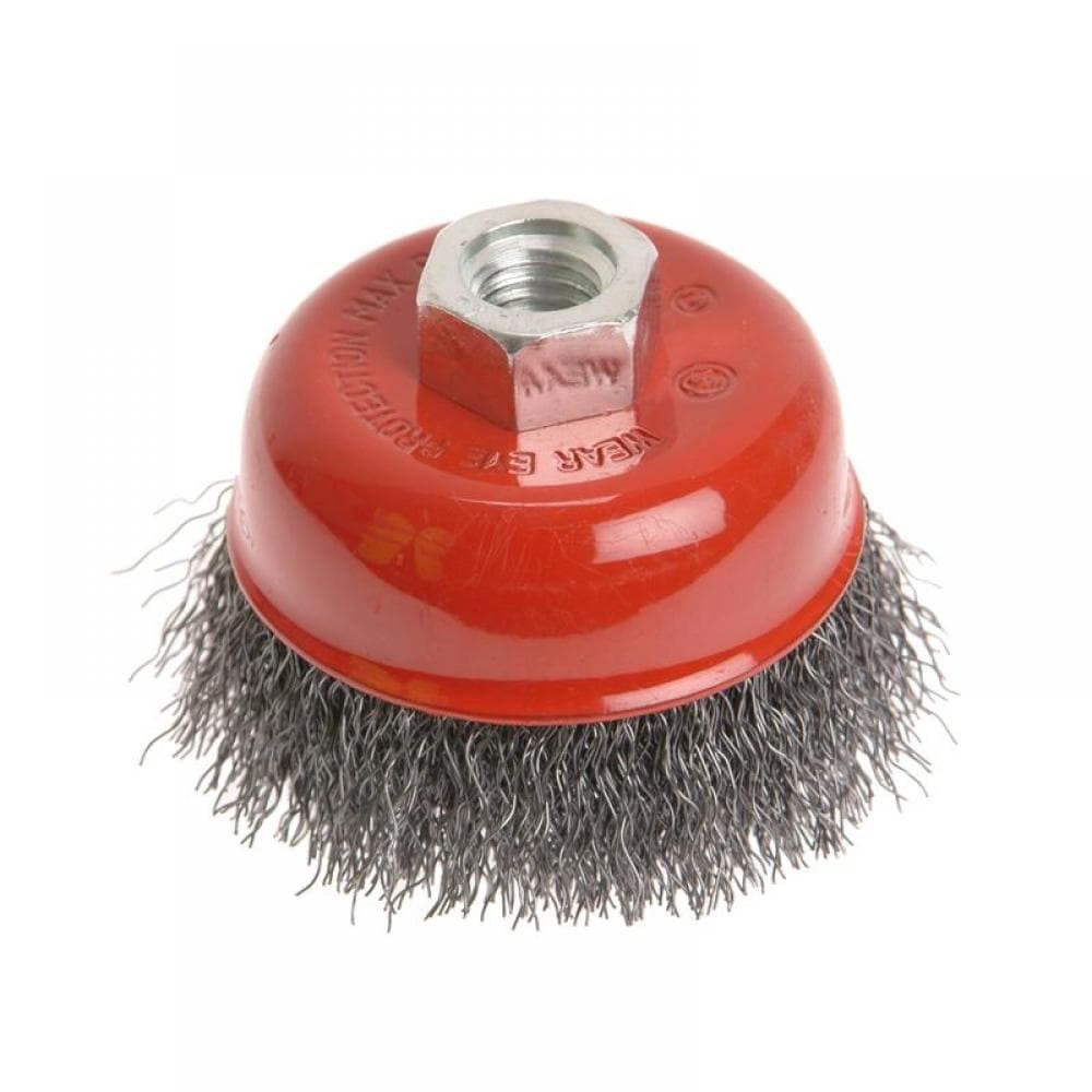 Faithfull 0115014130 Wire Cup Brush 150Mm M14X2 0.30Mm Steel Wire