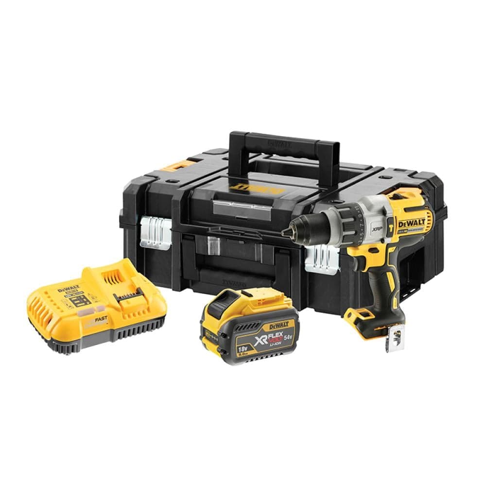 Dewalt DCD996X1-GB Dcd996X1 Xr Brushless Combi Drill 18V 1 X 9.0/3.0Ah Flexvolt Li-Ion