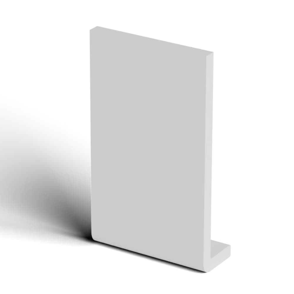 175mm White Fascia Capping Board - 10mm x 5mtr