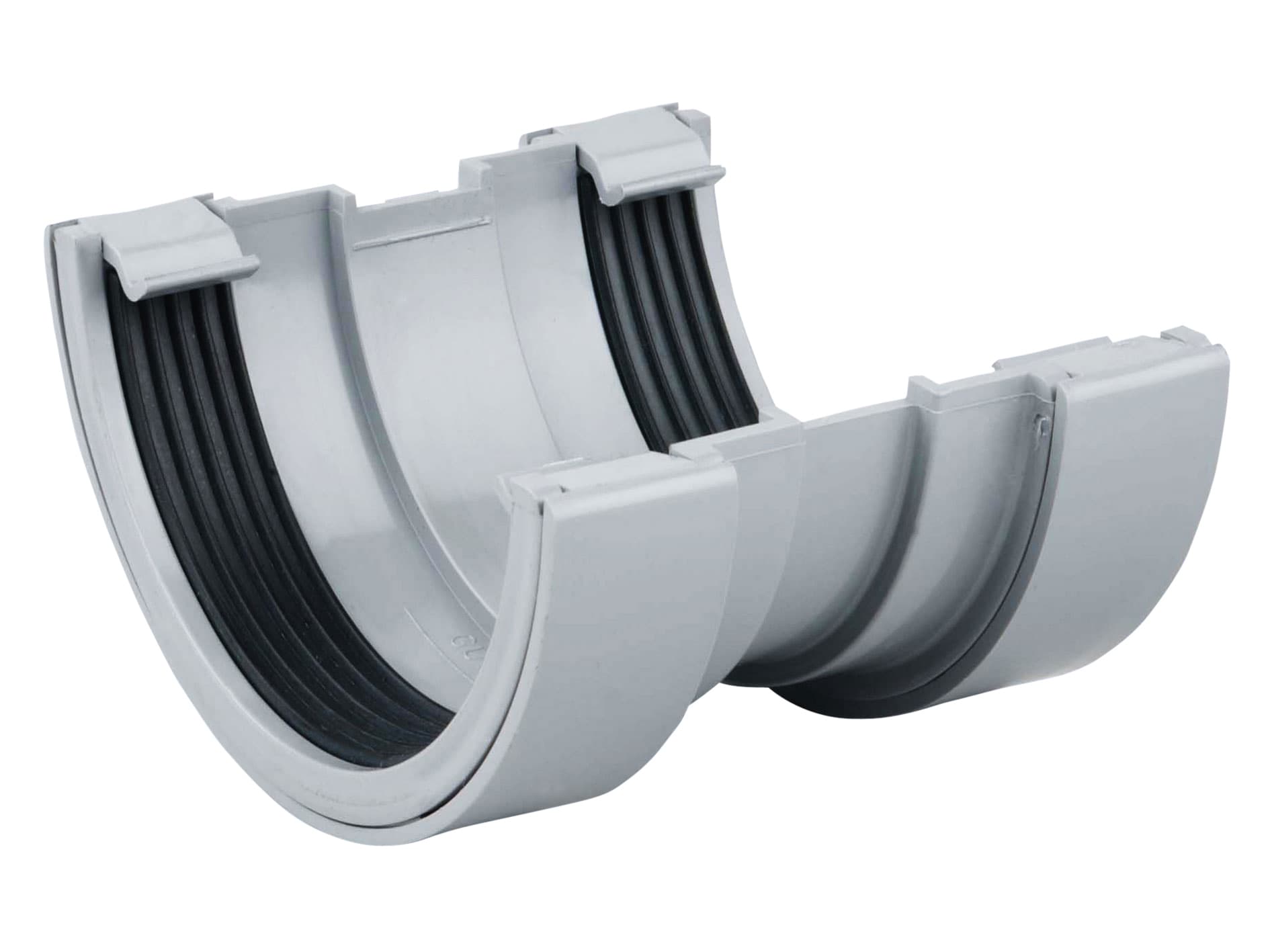 Osma Wavin Osma RoundLine gutter union 112mm grey 0T009G