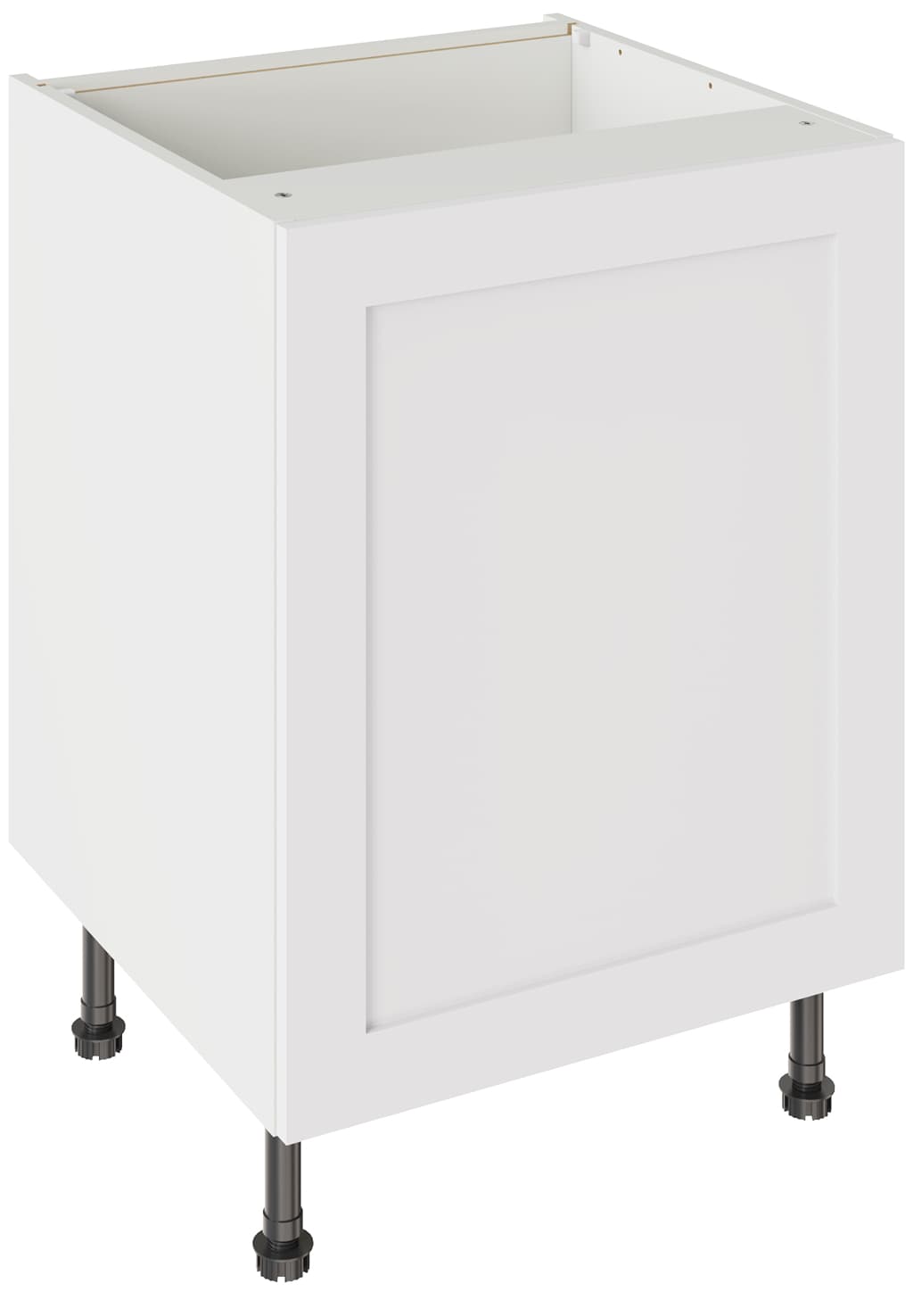 Flatpack Base Unit Shaker Ultra Matt White 600mm - FKKH0504