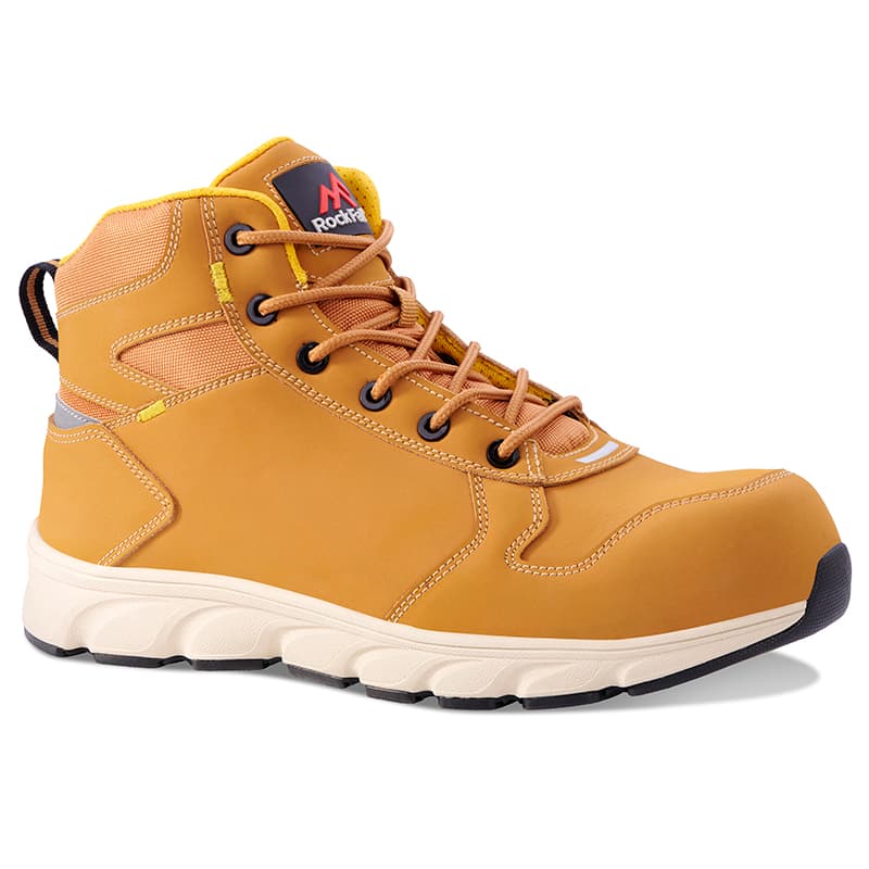 Rock Fall Sandstone Honey Safety Boot Size 7