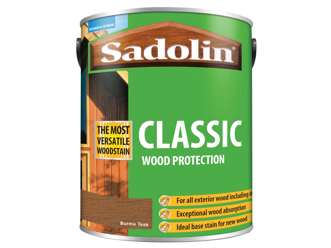 Sadolin Classic Wood Protection Burma Teak 5 litre 5028481