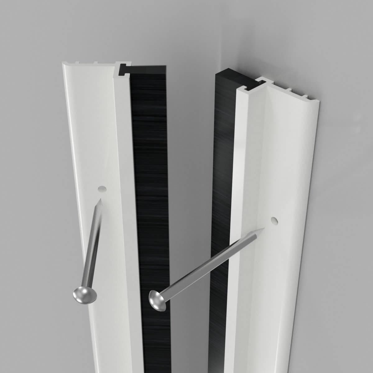 Stormguard Slikseal Around Door Seal - White 5250mm Kit