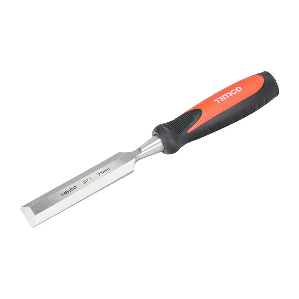 Timco 468247 Bevel Edge Wood Chisel 25Mm Clip 1