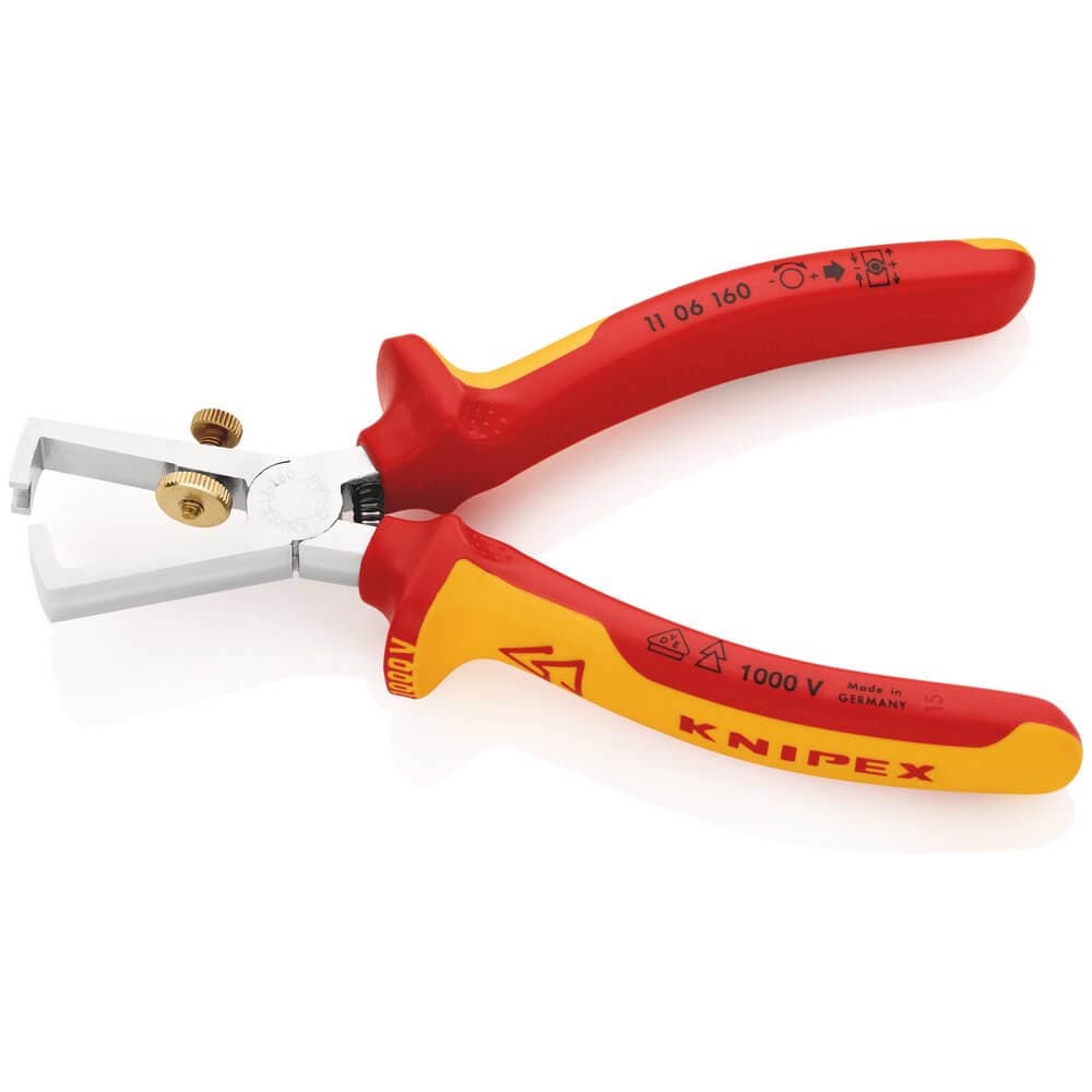 Knipex 11 06 160 Sb Vde Insulation Stripper 160Mm Pk 1 26968