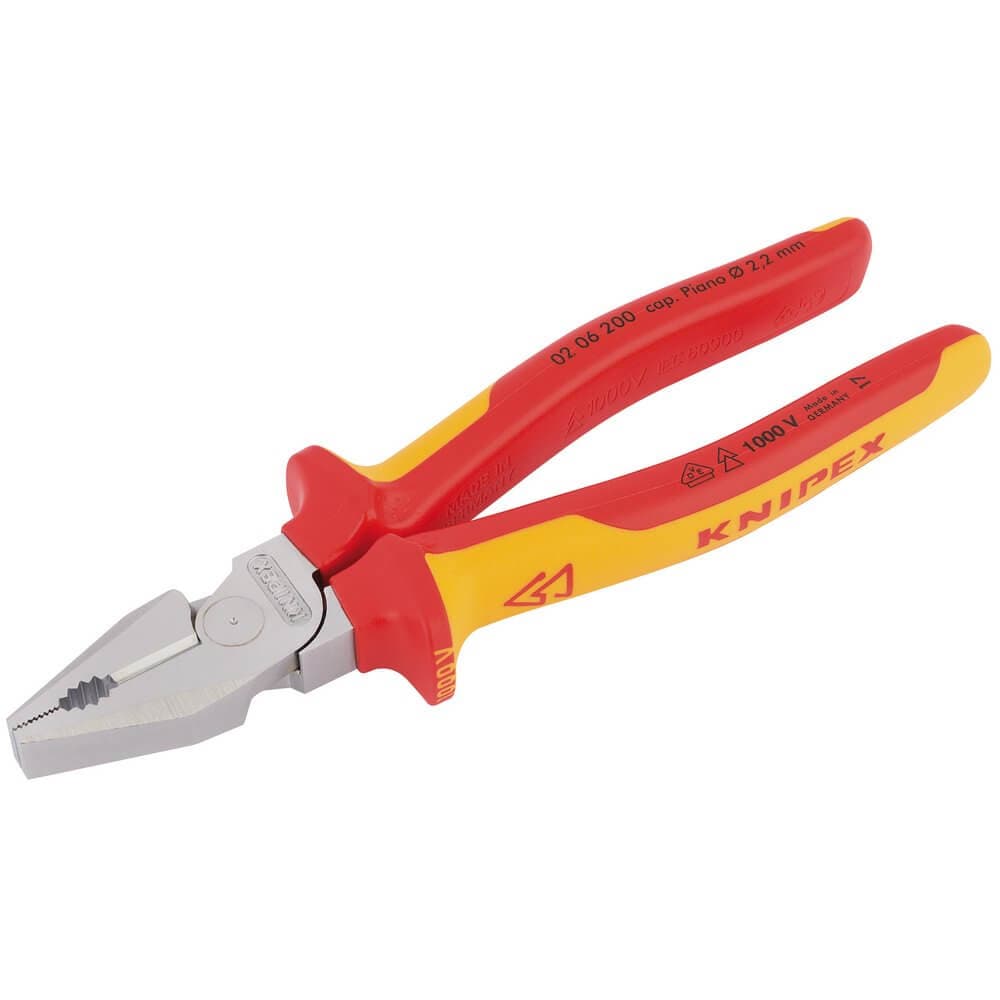 Knipex 59818 02 06 200 Fully Insulated High Leverage Combination Pliers 200Mm each