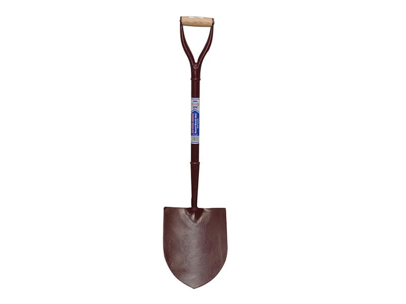 Faithfull RI25-ASRMS All-Steel Shovel Round Mouth Size 2 Myd