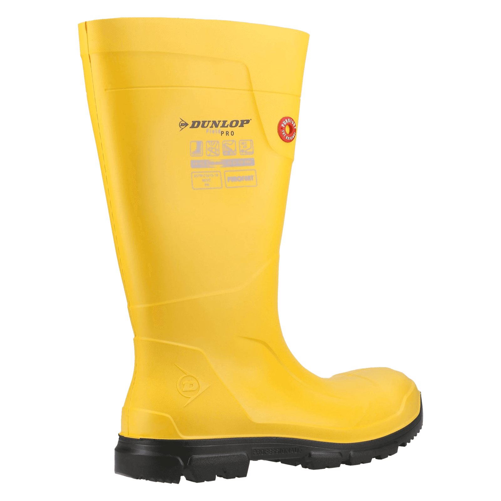 Dunlop Purofort Fieldpro Full Safety Wellington Size 5 35178-65702-04