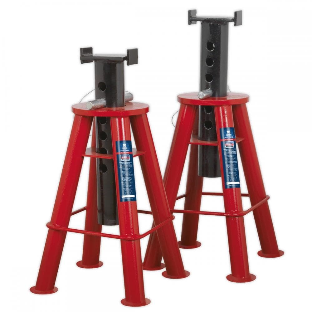 Sealey AS10 Axle Stands (Pair) 10 Tonne Capacity Per Stand