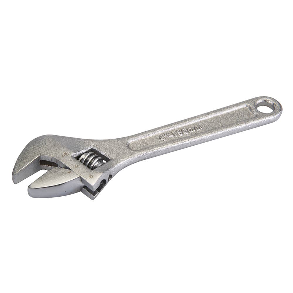 Silverline WR10 Adjustable Wrench Length 150Mm - Jaw 17Mm Each 1