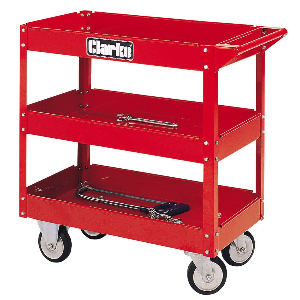 Clarke 7630223 Ctt5 3 Tier Service Trolley