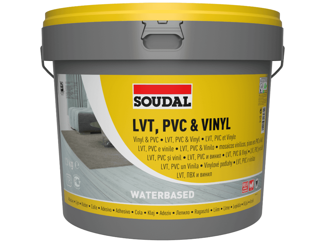 Soudal Lvt Pvc & Vinyl Adhesive White 13Kg 145830