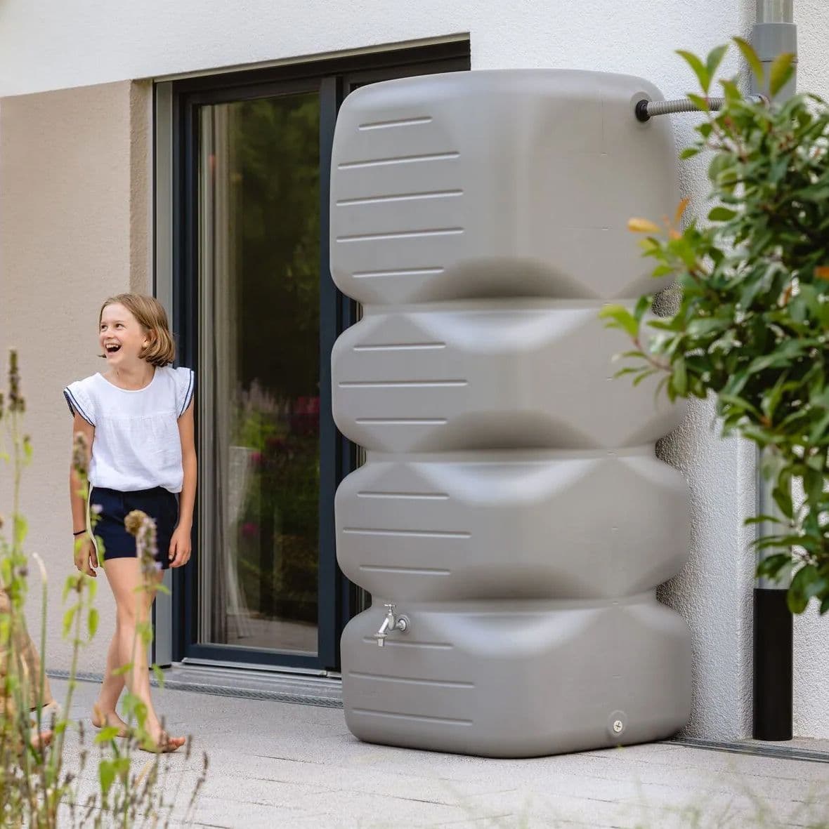 Original Organics Grey Cubus Garden Tank 1000L Original Organics