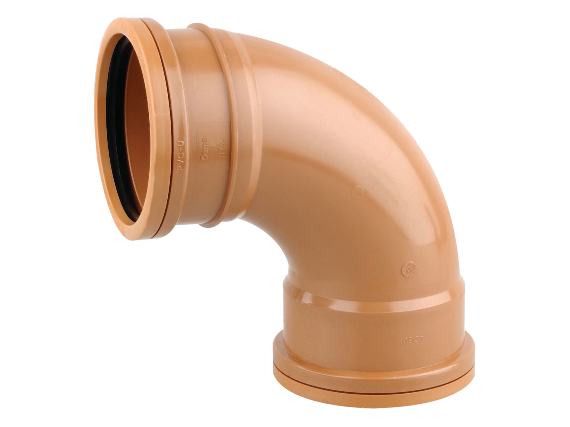 OsmaDrain Double Socket Short Radius Bend 87.5° 160mm 6D561