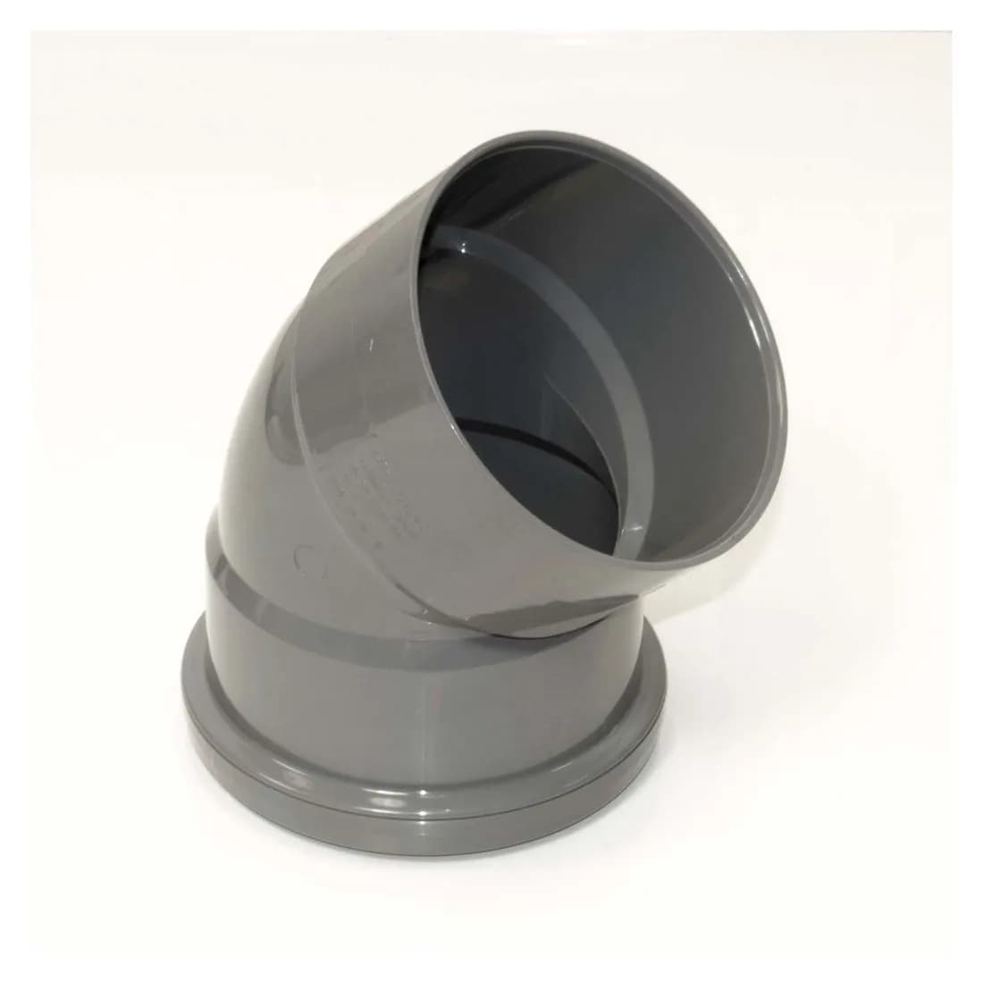 Solvent 135 Deg. Offset Bend 110Mm Grey Soil Sp440G