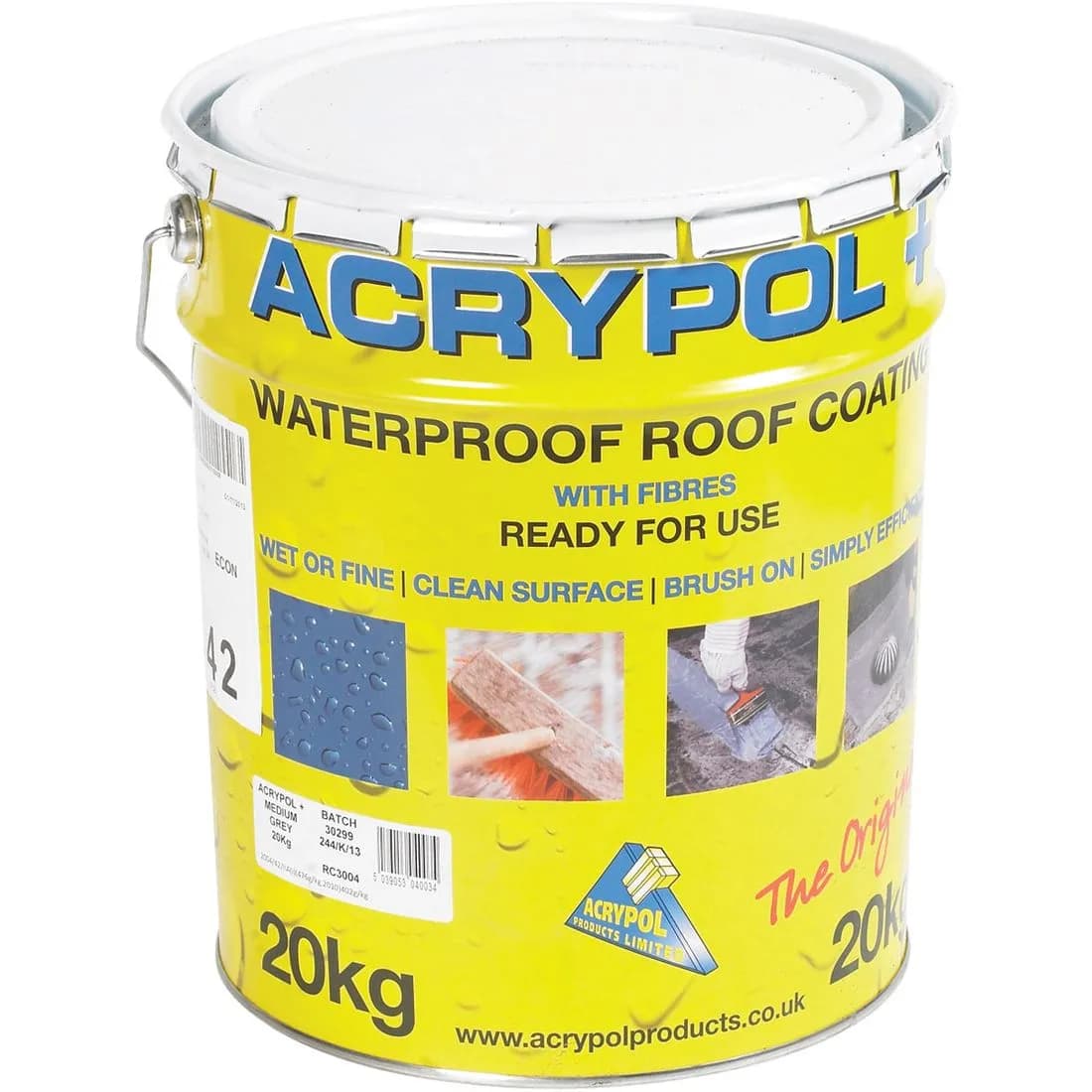 Acrypol+ Roof Coating Grey 20Kg