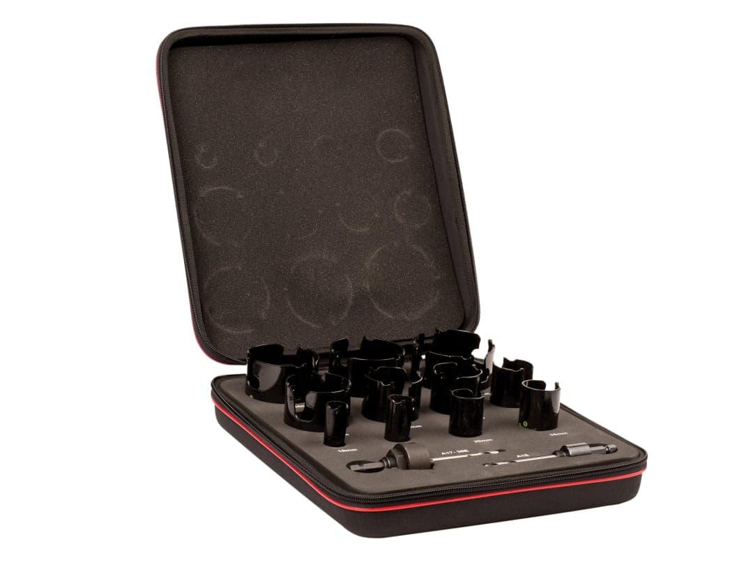 Starrett KMP11021 TCT General Purpose Holesaw Kit, 13 Piece KMP11021
