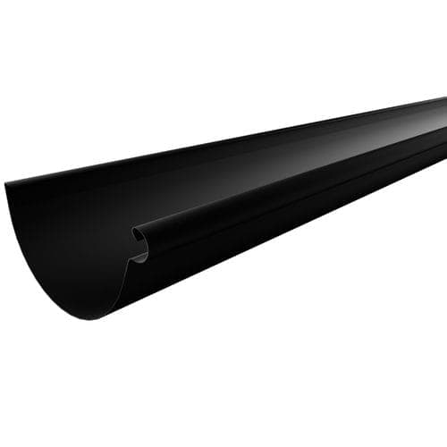 Steel Gutter - 135mm x 3mtr Black