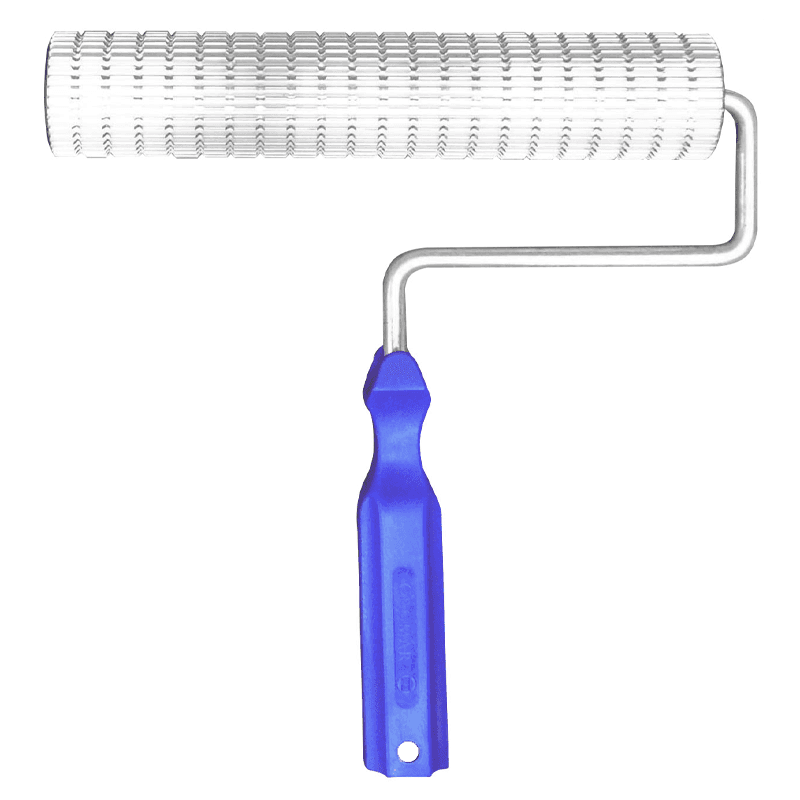 Cromar Ribbed Metal Roller/ Bubble Buster - 225mm x 40mm