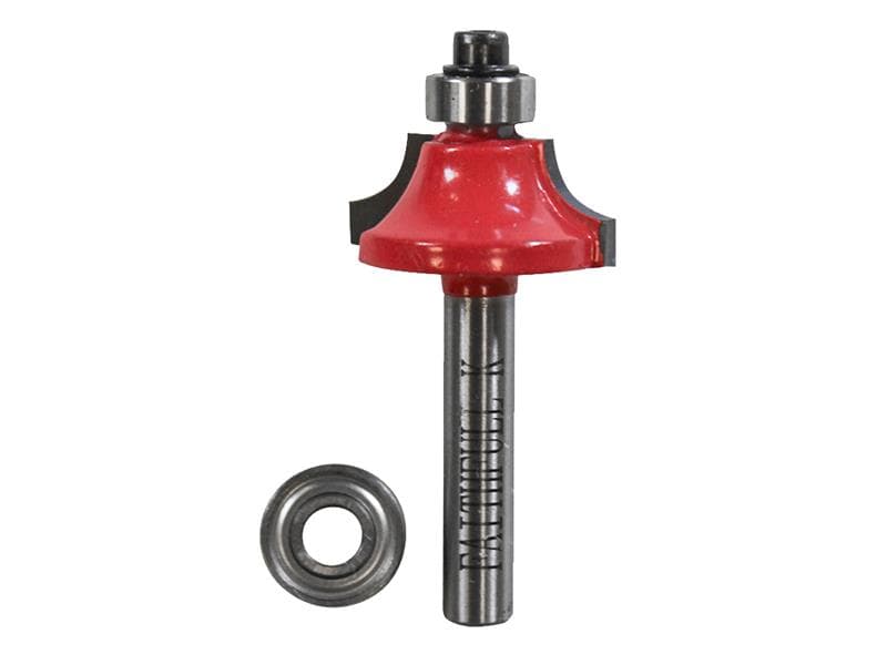Faithfull Router Bit Tct 6.3Mm Rounding Over 1/4In Shank
