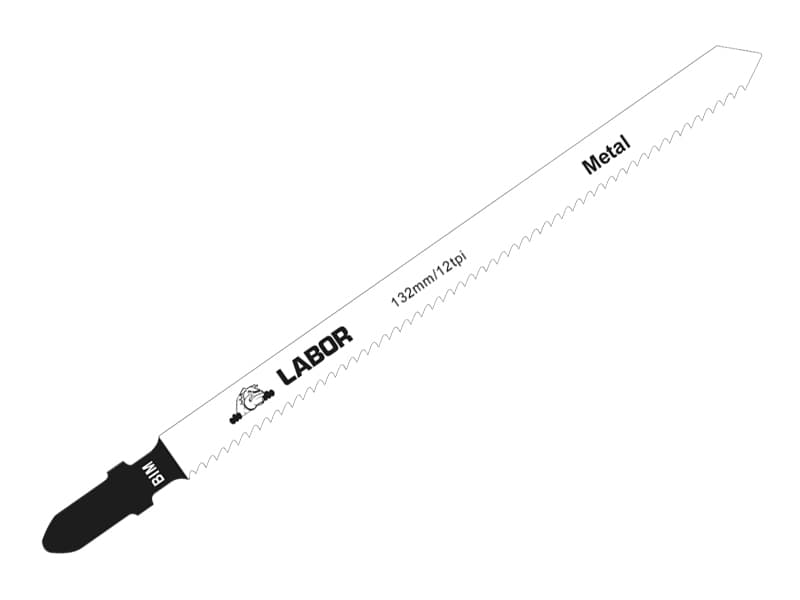Labor Bim Jig Saw Blades - Metal | 132Mm | Per 5 LABZBJ01600