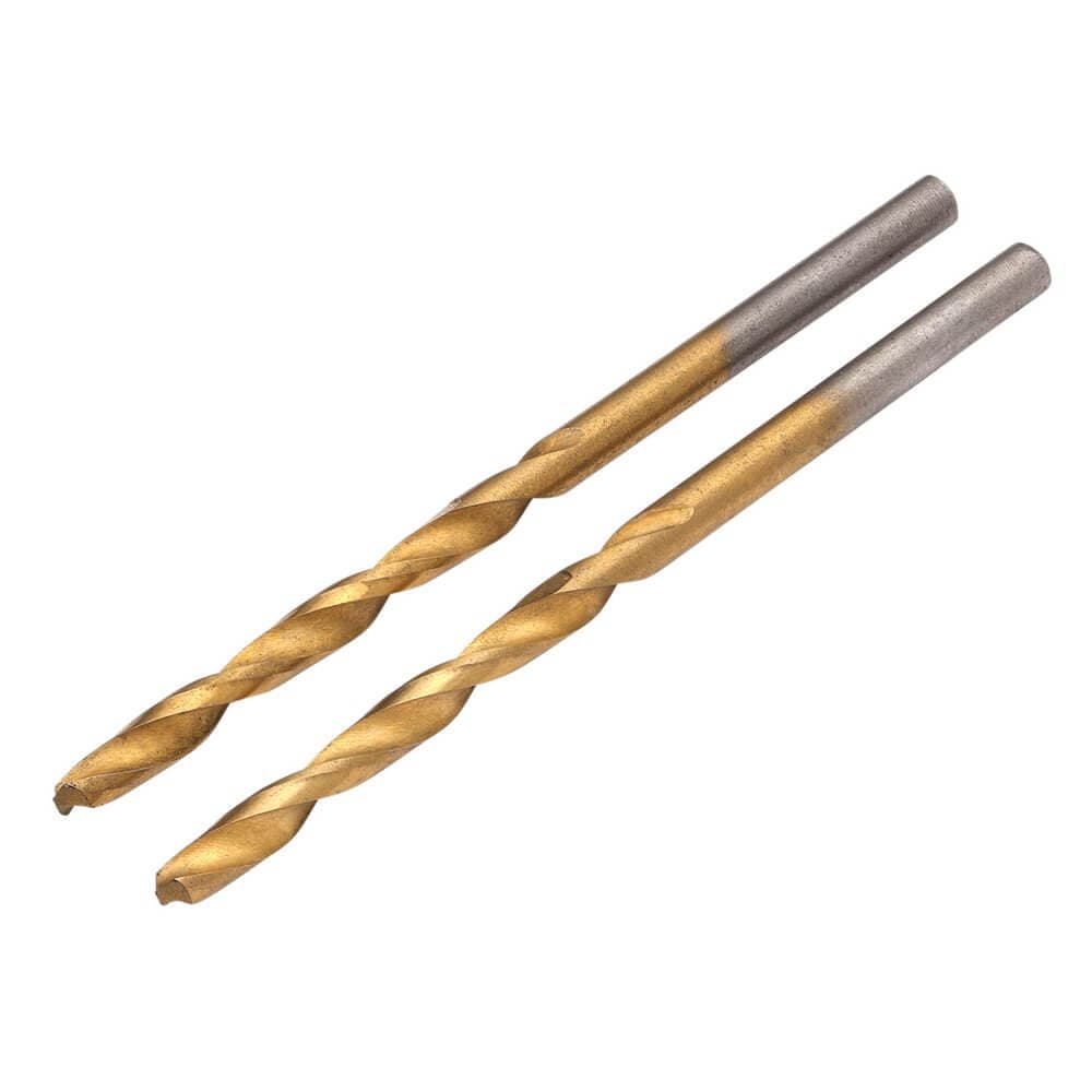 Draper Hss Titanium Nitride Coated Drill Bit 4.5Mm X 80Mm (Pack Of 2) Pk 1 08866
