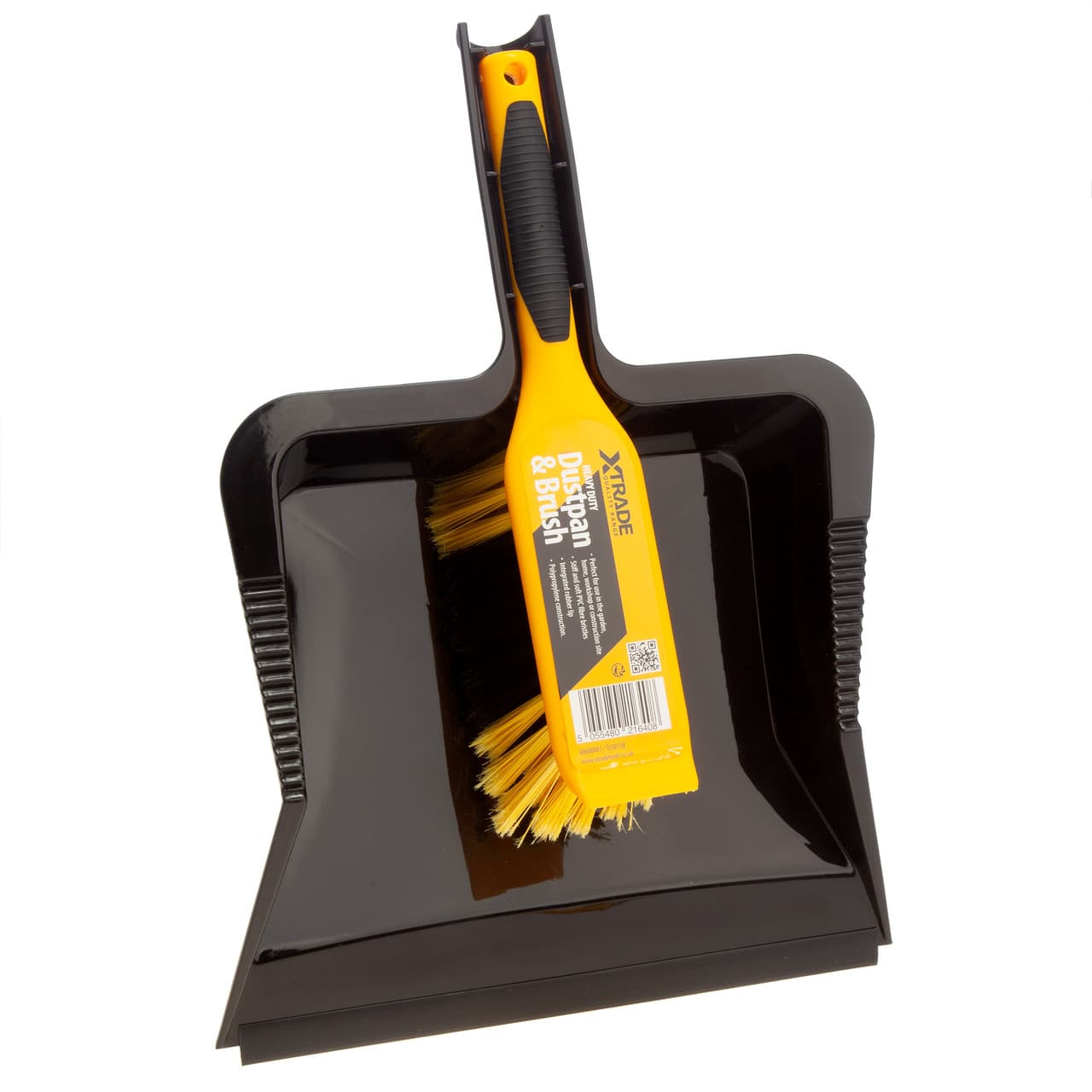 Xtrade X0600001 Heavy Duty Dustpan & Brush Set