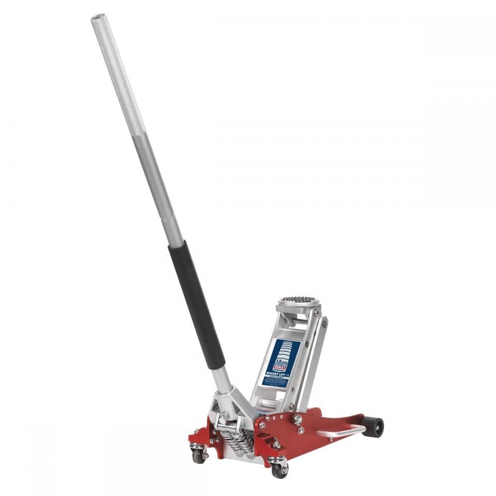 Sealey RJA1550 Trolley Jack 1.5 Tonne Low Profile Aluminium Rocket Lift