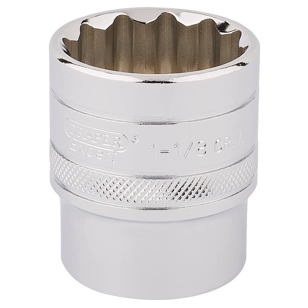 Draper Expert 33727 Hi-Torq® 12 Point Socket 1/2in Sq. Dr. 1.1/8in each