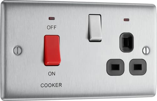 Screwless Flatplate Black Nickel 400W Quadruple Dimmer Switch 2-Way Push On/Off FBN84P-01