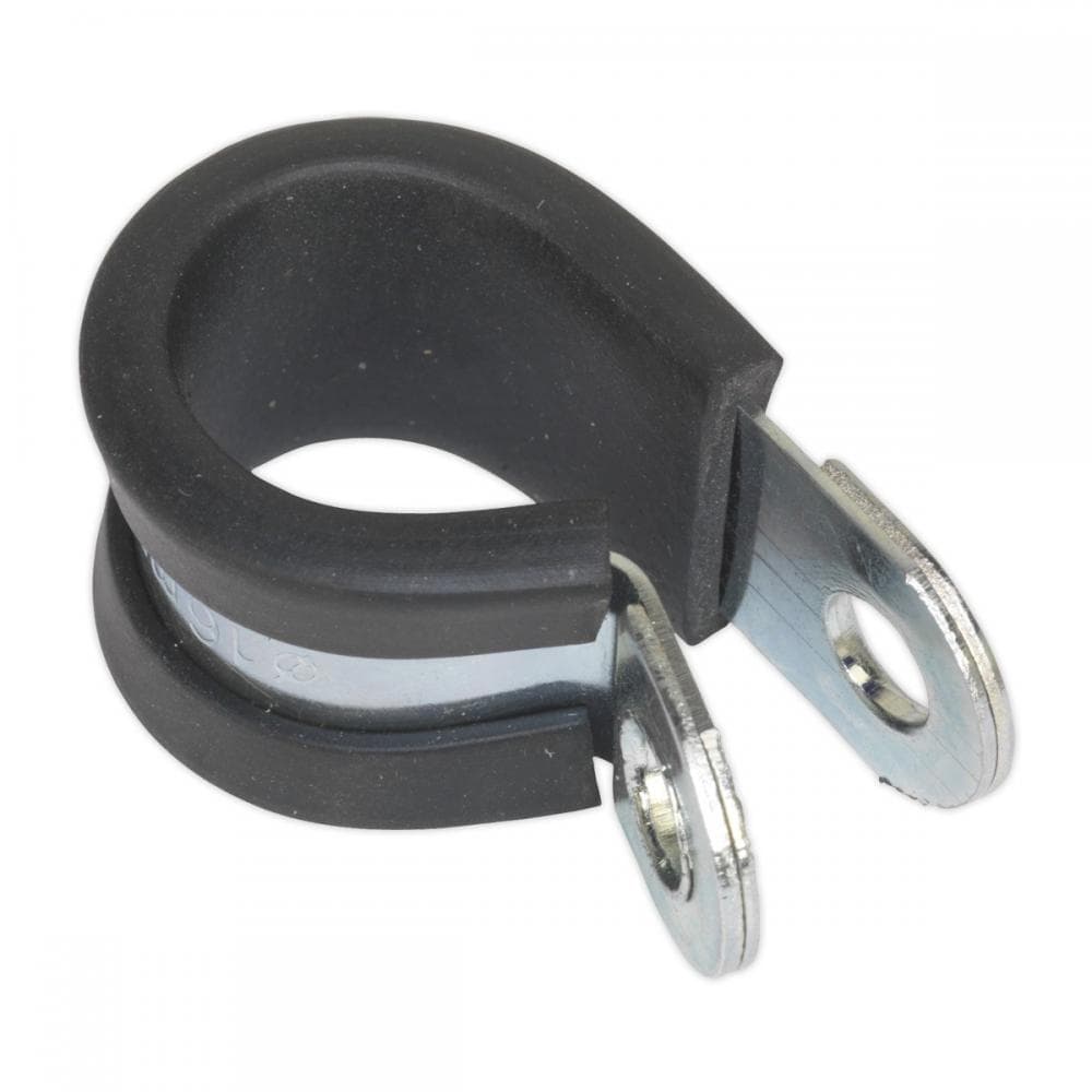 Sealey PCJ16 P-Clip Rubber Lined Ø16Mm Pack Of 25