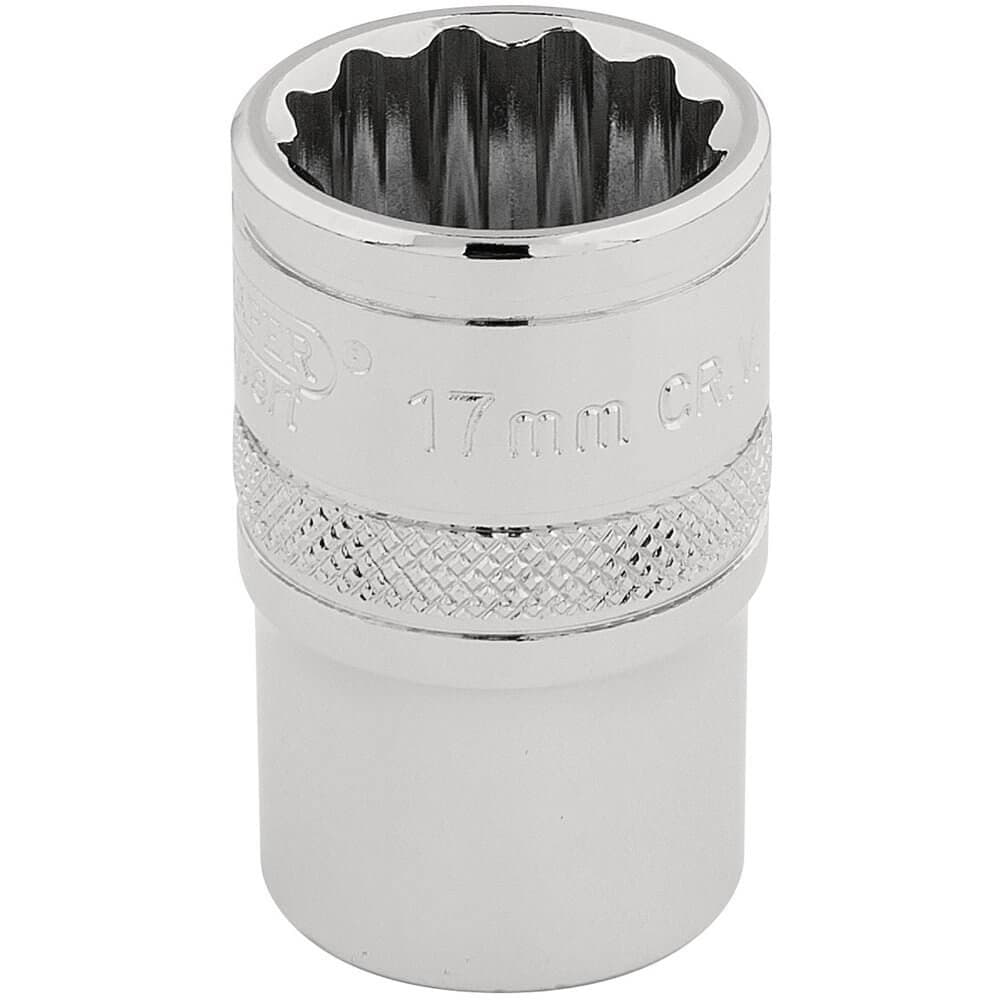 Draper Expert 33167 Hi-Torq® 12 Point Socket 1/2in Sq. Dr. 17Mm each