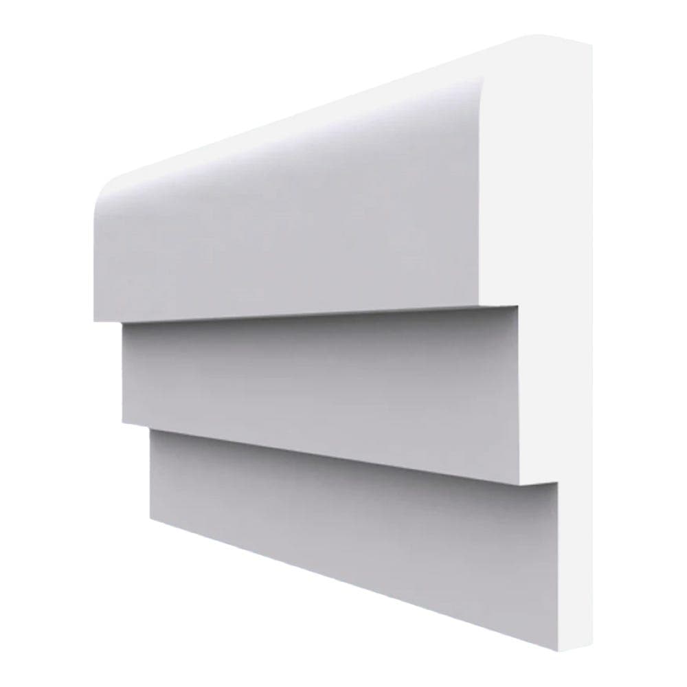 Large Stepped MDF Dado Rail Unprimed 4200mm x 70mm x 25mm