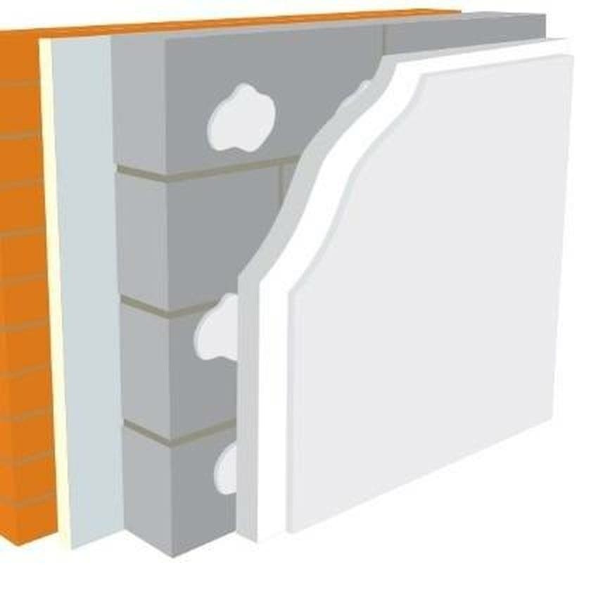 Warmline EPS Insulated Plasterboard 2400mm x 1200mm x 22mm (8' x 4') TE - Pallet of 80 (230.4m2)