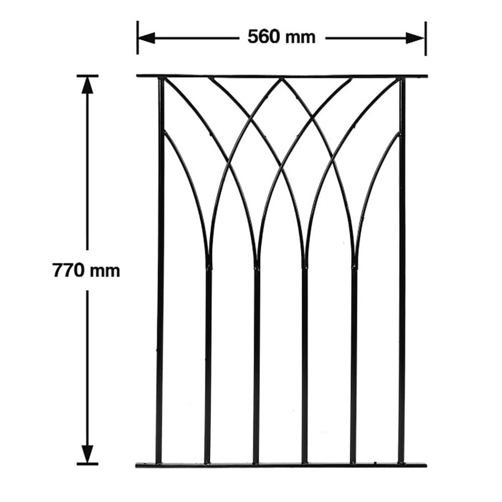 BIC Java Decking Panel Black 560mm x 770mm PK 1