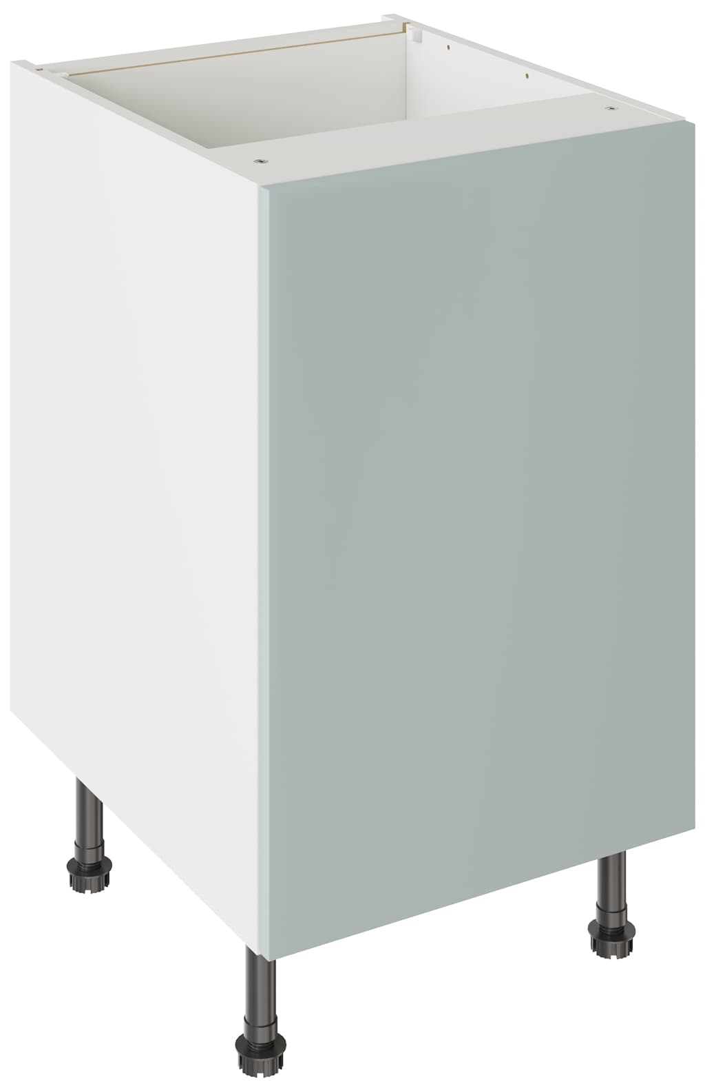 Flatpack 500 Base Kitchen Cabinet Slab Supermatt Aquamarine