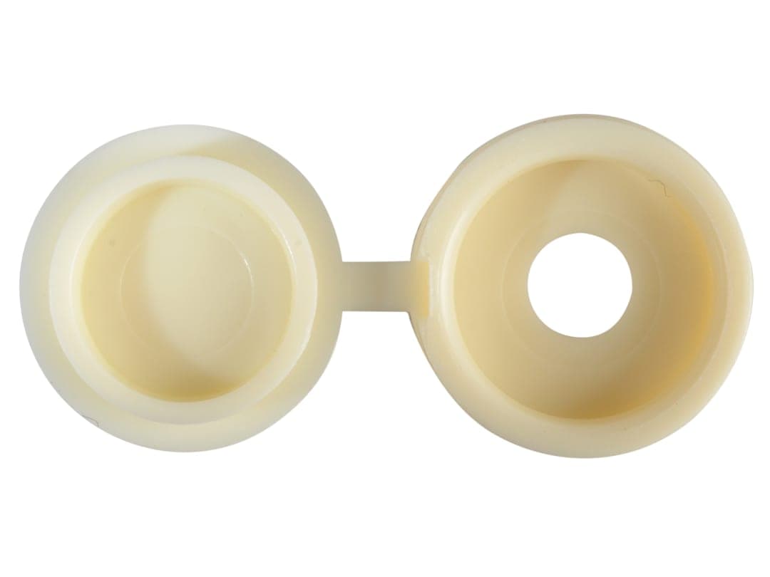 ForgeFix Hinged Cover Cap Cream No. 6-8 ForgePack 20 FPHCC3