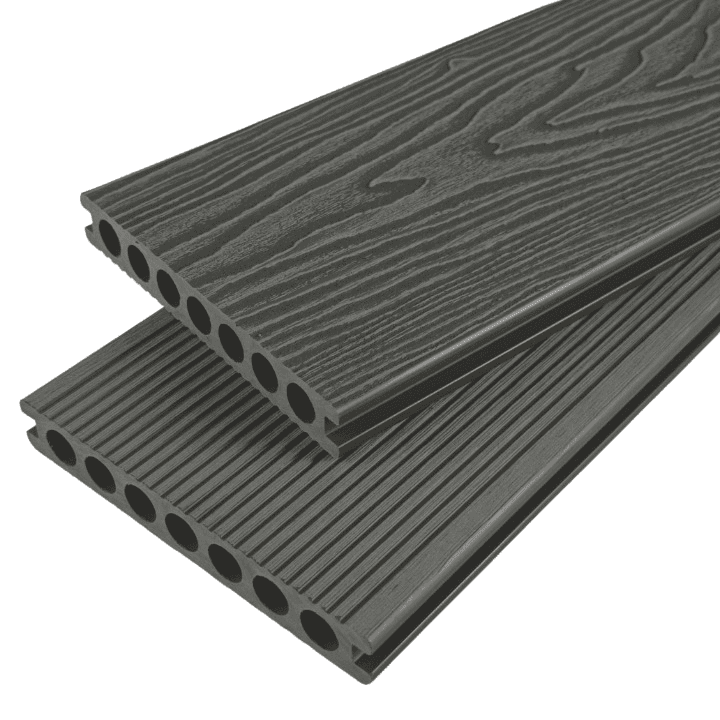 Classic Timbosite Decking Board Smoked Grey - 148mm x 3660mm