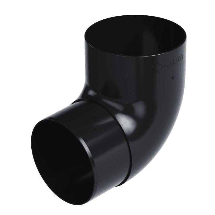 Galeco Industrial Downpipe Bend - 87 Degree x 100mm Black