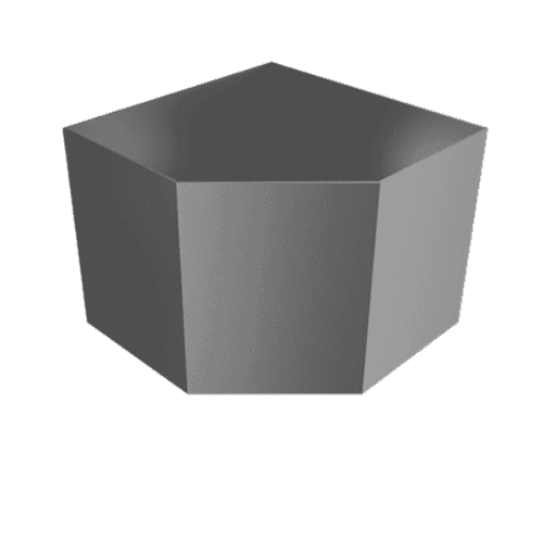Aluminium Round Swaged Minerva Corner Hopper - 63mm PPC Finish Anthracite Grey (7016 Matt)