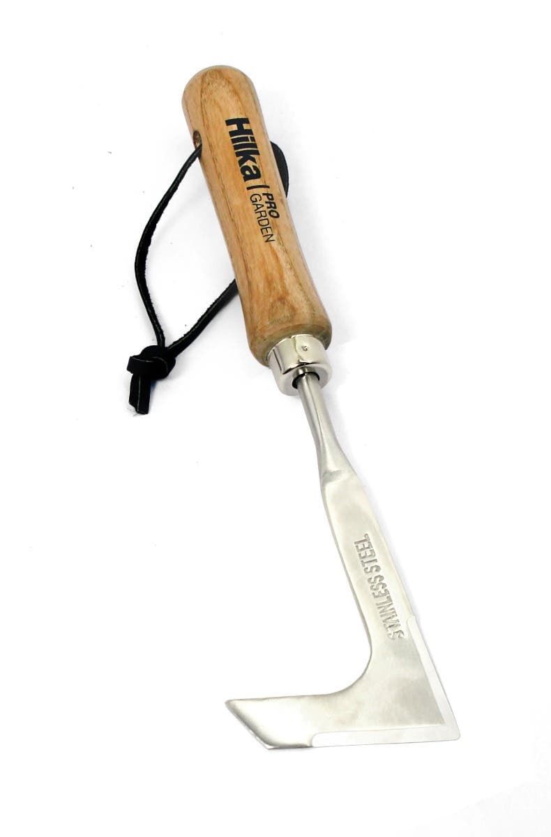 Hilka Gardening Hand Weeding Knife - Stainless Steel - Hardwood Handle