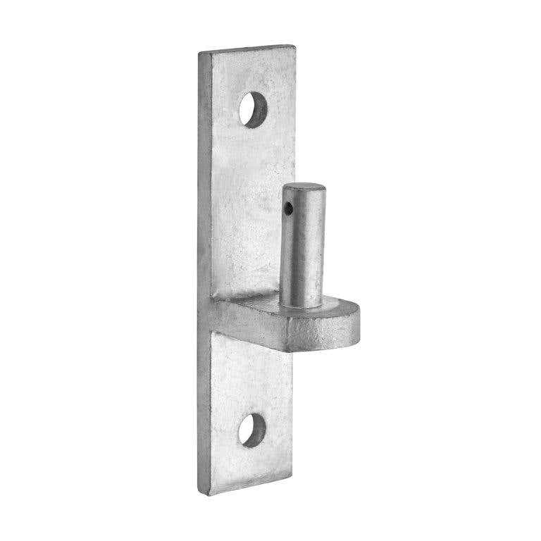 Hook on Narrow Plate External Anchor Point - 3/4" (Inch) - Zinc Galvanised - Hardware Solutions