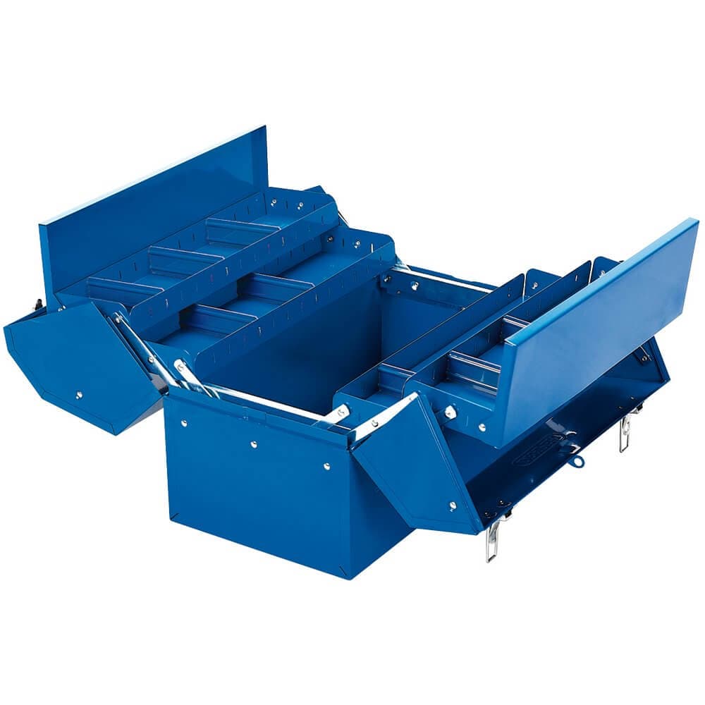 Draper 48566 Barn Type Tool Box With 4 Cantilever Trays 460Mm each