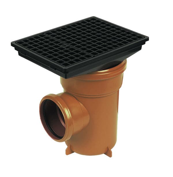Floplast 110Mm Bottle Gully-Rect.grid D520
