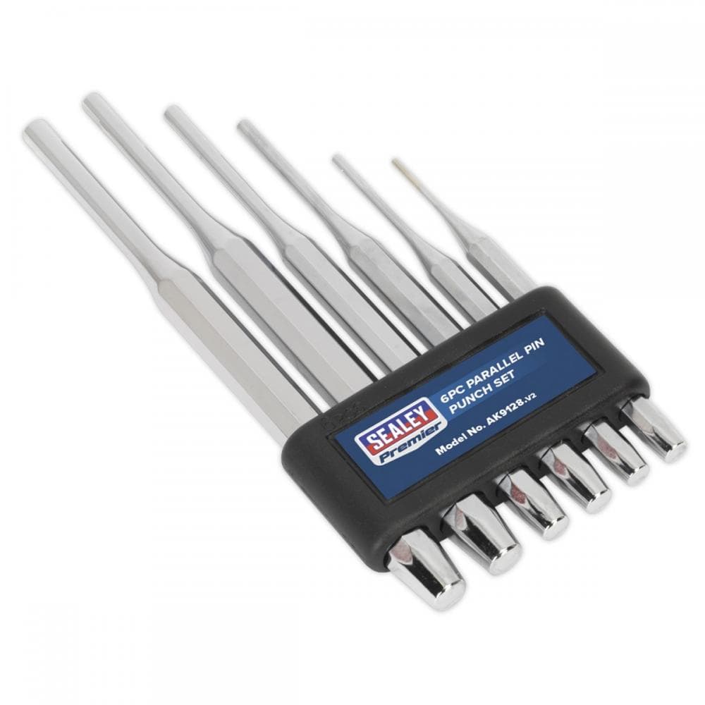 Sealey AK9128 Parallel Pin Punch Set 6Pc