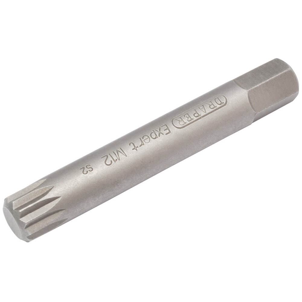 Draper Expert 33349 M12 X 75Mm Spline 10Mm Insert Bit For Mechanicfts Bit Sets each