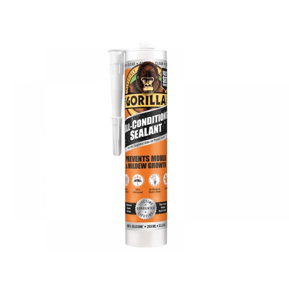 Gorilla Glue 1144111 Gorilla All Condition Sealant Clear 295Ml
